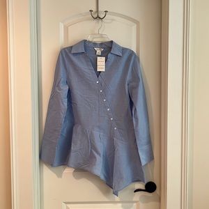 Club Monaco Asymmetrical Dress Shirt